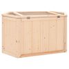 vidaXL Cage &agrave; hamster 80x40x43 cm bois massif de sapin