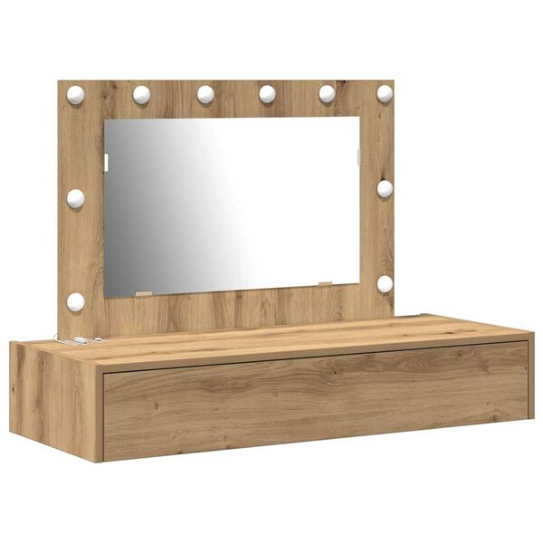 vidaXL Table de Toilette Marron 100 x 40 x 70 cm Bois d'ing&eacute;nierie