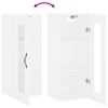 vidaXL Armoire murale blanc 34,5x34x90 cm