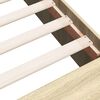 vidaXL Cadre de lit sans matelas ch&ecirc;ne sonoma 200x200 cm