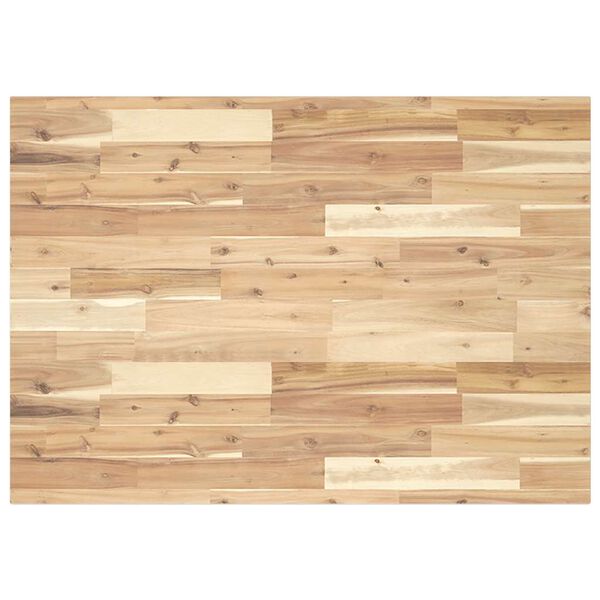 vidaXL Dessus de bureau non trait&eacute; 80x70x2 cm bois d'acacia massif