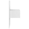 vidaXL Tables de chevet murales 2 pcs Blanc