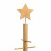 vidaXL Arbre de No&euml;l en bois avec support Marron 125 cm Bambou