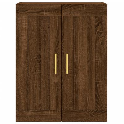 vidaXL Armoire murale chêne marron 69,5x34x90 cm bois d'ingénierie