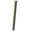 vidaXL Pieds de table console 4 pi&egrave;ces Acier naturel 72 cm Acier