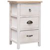vidaXL Armoire lat&eacute;rale 35x25x57 cm Bois de Paulownia