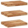 vidaXL &Eacute;tag&egrave;res flottantes 3 pcs 60x30x4 cm acacia massif &agrave; l'huile