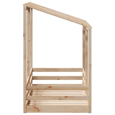 vidaXL Lit pour enfants avec toit 70x140 cm bois massif de pin