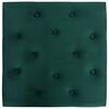 vidaXL Tabouret Vert fonc&eacute; 60x60x36 cm Velours