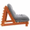 vidaXL Canap&eacute;-lit futon avec matelas 100x206x11 cm bois massif de pin
