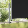 vidaXL Auvent lat&eacute;ral r&eacute;tractable de patio 100 x 300 cm Noir