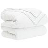 vidaXL Duvet complet toute l'ann&eacute;e Blanc 140 x 200 cm Fibre de bambou