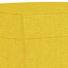 vidaXL Ensemble de canap&eacute;s 3 pcs avec coussins jaune clair tissu