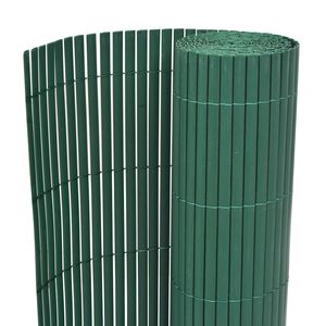 vidaXL Cl&ocirc;ture de jardin Double face PVC 90 x 300 cm Vert