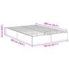 vidaXL Cadre de lit ottoman avec stockage Ch&ecirc;ne Noir 203 x 140 x 25 cm