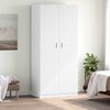 vidaXL Garde-robe Blanc 90x52x200 cm Bois d&rsquo;ing&eacute;nierie