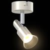 vidaXL Spot de plafond Nickel 8 x 8 x 10,5 cm Acier