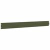 vidaXL Bordures pelouse 50pcs vert olive 10x103cm acier lamin&eacute; &agrave; froid