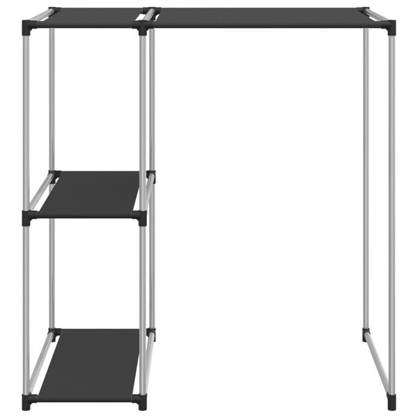 vidaXL Support de rangement sur la machine à laver Noir 87x55x90,5 cm