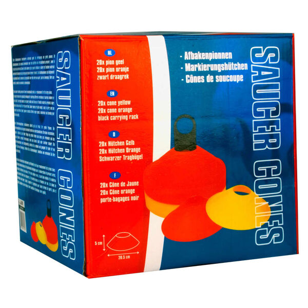 Avento C&ocirc;nes d'entra&icirc;nement 40 pcs Speedy 2 couleurs