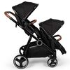 Baninni Poussette jumelle Luiz Noir