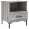 vidaXL Tables de chevet 2 pcs sonoma gris 40x35x47,5 cm