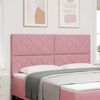 vidaXL T&ecirc;te de lit avec t&ecirc;te de lit Rose 180 cm Velours