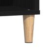 vidaXL Table basse Ch&ecirc;ne noir 60 x 60 x 30 cm Bois d'ing&eacute;nierie
