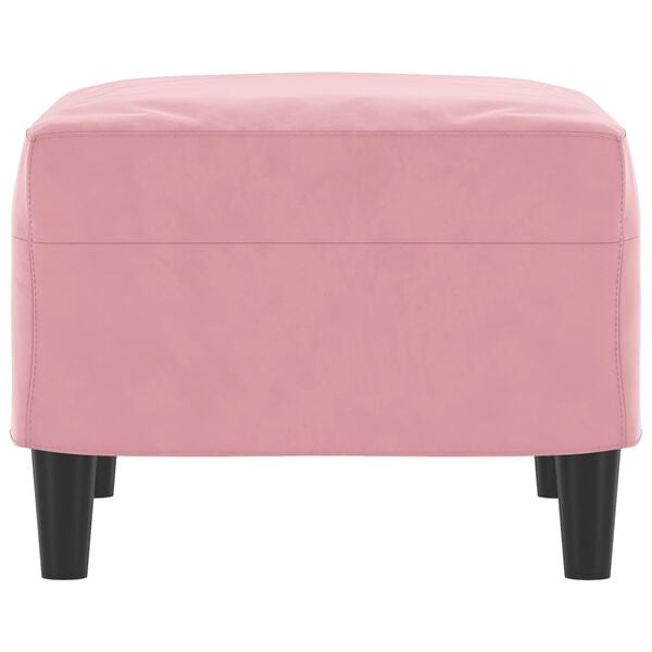 vidaXL Repose-pied Rose 60x50x41 cm Velours