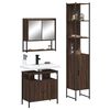 vidaXL Ensemble de meubles de salle de bain 3 pcs Ch&ecirc;ne marron