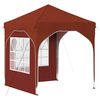 vidaXL Tente de f&ecirc;te pop-up 192 x 192 x 245 cm Terre cuite