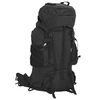 vidaXL Sac &agrave; dos de randonn&eacute;e noir 60 L tissu oxford