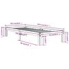 vidaXL Cadre de lit sans matelas blanc 75x190 cm