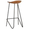 vidaXL Tabourets de bar lot de 2 bois d'acacia massif