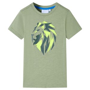 vidaXL T-shirt pour enfants kaki clair 116