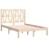 vidaXL Cadre de lit sans matelas bois massif