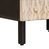 vidaXL Cabinet de chevet Blanc 40 x 33 x 46 cm Bois de mangue massif