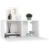 vidaXL Ensemble de meubles TV 7 pcs Blanc Bois d'ing&eacute;nierie