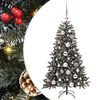 vidaXL Sapin de No&euml;l artificiel Vert 120 cm PVC, plastique et acier