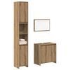 vidaXL Ensemble de meubles salle de bain 3 pcs bois d'ing&eacute;nierie
