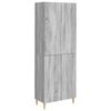vidaXL Ensemble de Meubles 2 pc Sonoma gris Bois d'ing&eacute;nierie