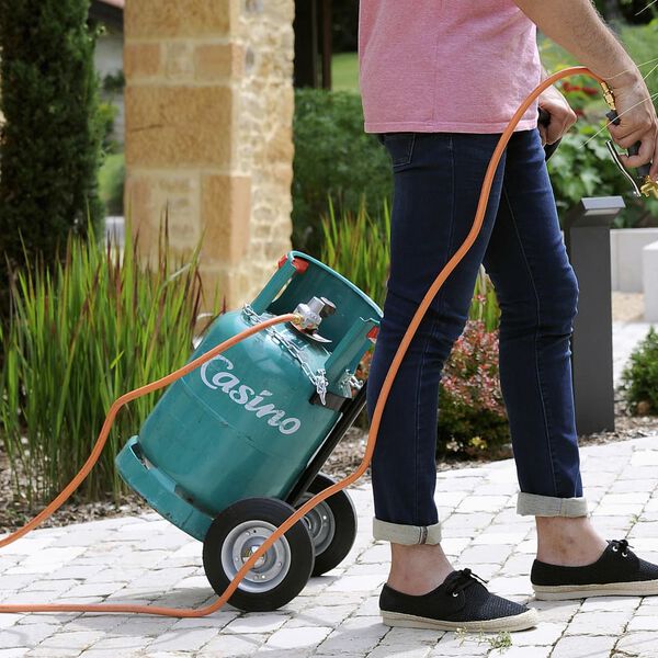 Hozelock Chariot pour bouteilles de gaz Noir