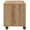 vidaXL Meuble TV Marron 90 x 35 x 40,5 cm Bois d'ing&eacute;nierie