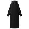 vidaXL Sweat &agrave; capuche couverture Noir M Polaire et flanelle