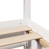vidaXL Cadre de lit sans matelas blanc 120x200 cm bois de pin massif