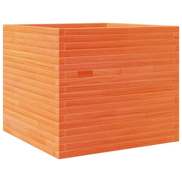 vidaXL Jardini&egrave;re cire marron 80x80x68,5 cm bois de pin massif