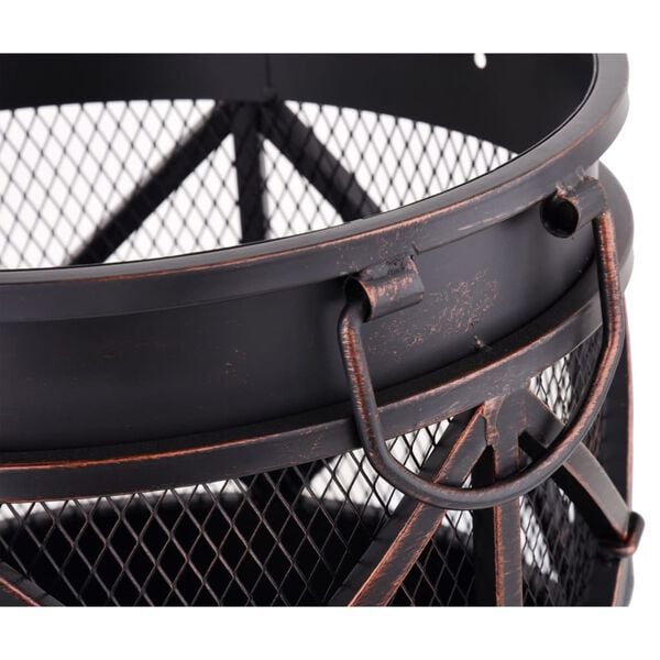 Lund Foyer 2 en 1 avec poign&eacute;es noir