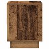 vidaXL Table de nuit avec tiroir 2 pcs Bois ancien 45 x 34 x 44 cm