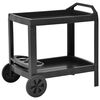 vidaXL Chariot &agrave; boissons Anthracite 69x53x72 cm Plastique