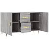 vidaXL Buffet sonoma gris 100x36x60 cm bois d'ing&eacute;nierie